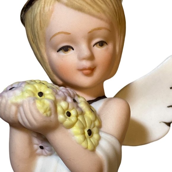 Home Interiors 2 Ceramic Angel Praying Figurines 12245-04 - Picture 10 of 11